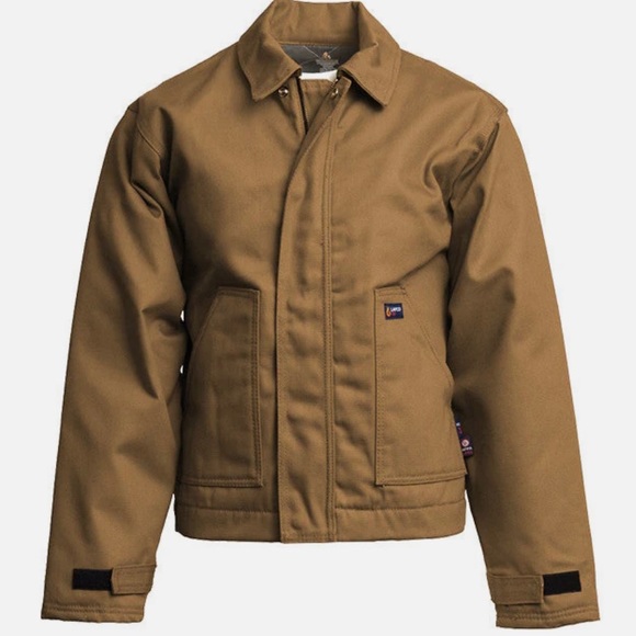 NWOT-FR Jacket with Windshield Technology | Brown - Picture 1 of 11